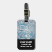 St. Louis, Missouri langs de Mississippi. Bagagelabel (Voorkant verticaal)