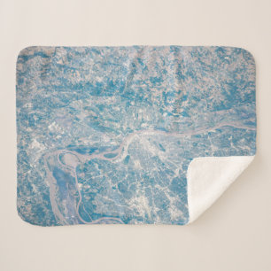 St. Louis, Missouri langs de Mississippi. Sherpa Deken