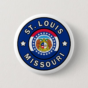 St. Louis Missouri Ronde Button 5,7 Cm