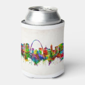 St. Louis Missouri Skyline Blikjeskoeler (Blikje Voorkant)