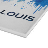 St. Louis Missouri Skyline Blue Snijplank (Hoek)