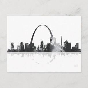 ST LOUIS, MISSOURI SKYLINE BRIEFKAART