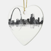 ST LOUIS, MISSOURI SKYLINE KERAMISCH ORNAMENT (Links)