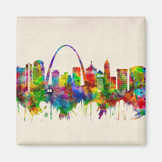 St. Louis Missouri Skyline Magneet