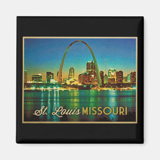 St. Louis Missouri Skyline Magneet