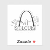 St. Louis, Missouri Sticker (Vel)