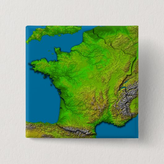 St. Louis, Missouri, Verenigde Staten Vierkante Button 5,1 Cm (Voorkant)