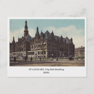 St Louis MO, ancienne carte postale de l'hôtel de 