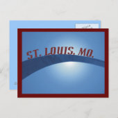 St. Louis, MO Arch Briefkaart (Voorkant / Achterkant)