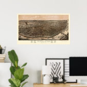 St. Louis, MO Panoramic Map - 1896 Poster (Thuiskantoor)