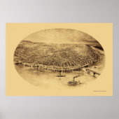 St. Louis, MO Panoramic Map - 1897 Poster (Voorkant)