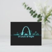 St Louis Skyline Briefkaart (Staand voorkant)