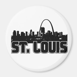 St Louis Skyline Magneet