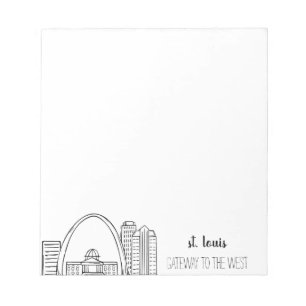St. Louis Skyline Notitieblok