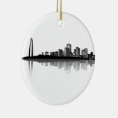St. Louis Skyline Ornament (b/w) (Rechts)