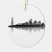 St. Louis Skyline Ornament (b/w) (Links)