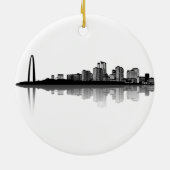 St. Louis Skyline Ornament (b/w) (Achterkant)