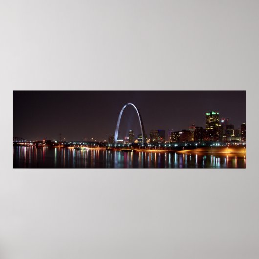 St. Louis Skyline Poster (Voorkant)