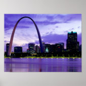 St. Louis Skyline Poster (Voorkant)
