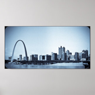 st. louis skyline poster