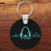 St Louis Skyline Sleutelhanger (Voorkant)