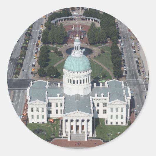 St. Louis-Stickers Ronde Sticker (Voorkant)