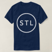St Louis STL Circle Links borst TShirt (Design voorkant)