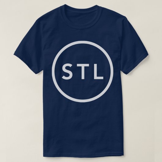 St Louis STL Circle Links borst TShirt (Design voorkant)