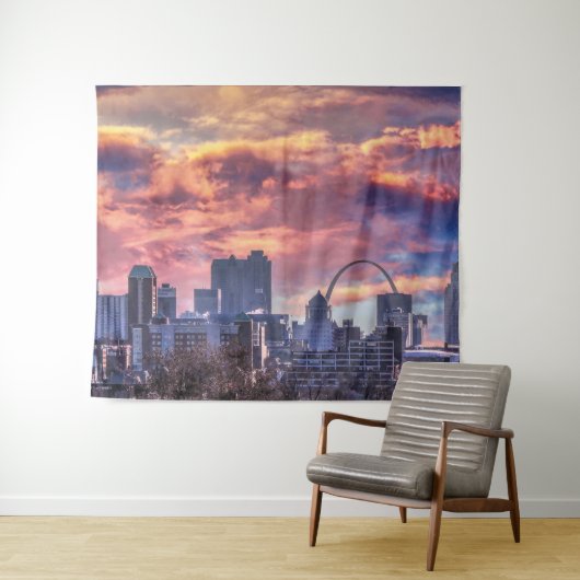 St. Louis Sunrise Wandkleed (In Situ (horizontaal))