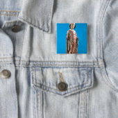 St. Louis Vierkante Button 5,1 Cm (In situ)