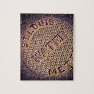 St. Louis Water Utility Hoesje - 8x10 - 110 pcs. Legpuzzel