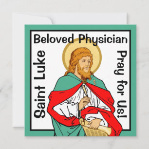 St. Lucas, Geliefde Arts (RLS 08; MedVers.) Kaart