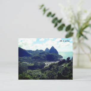 St Lucia, Caribisch Eiland Feestdagenkaart