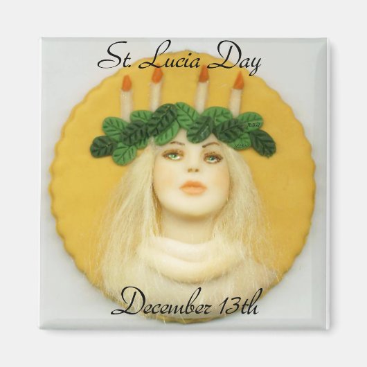 St. Lucia Dag 094 JL Biel Magneet (Voorkant)