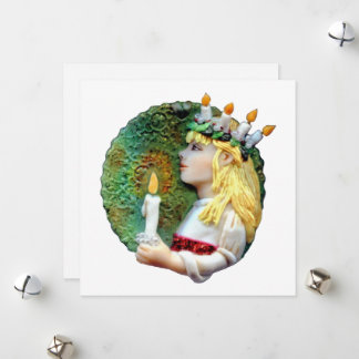 St. Lucia-dag Ronde 2013 Kerstkaart JL Biel