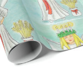 St. Lucia Day Giftwrap Cadeaupapier (Rol Hoek)