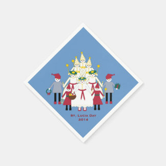 St. Lucia Day Kerstpapier servetten