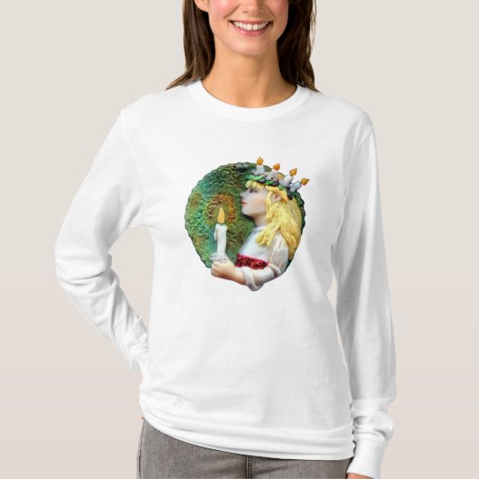 St. Lucia Day Round Long Sleeve T-Shirt JL Biel (Devant)
