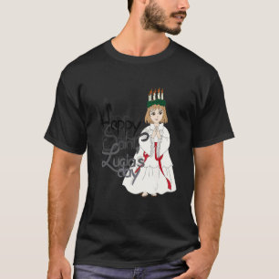 St Lucia Heilige Lucia Patroon Van Ogen En Blinden T-shirt