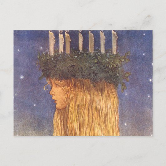 St Lucia John Bauer Briefkaart (Voorkant)