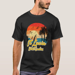 St Lucia Souvenirs West-Indië Caraïbische eilanden T-shirt