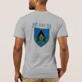 st lucia t-shirt (Achterkant)