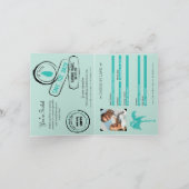 St. Lucia Wedding Passport Invitation (Binnen)