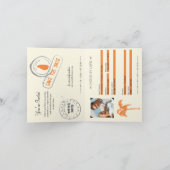 St. Lucia Wedding Passport Invitation (Binnen)