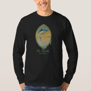 St Lucia West Indies  Offshore Vissen VACA T-shirt