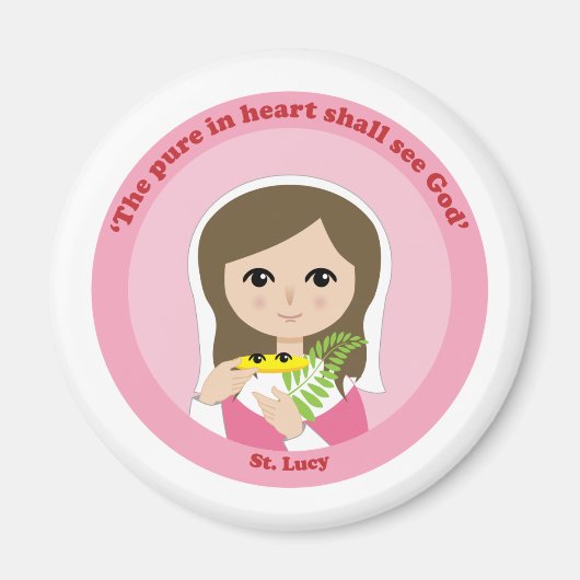 St. Lucy Magneet (Voorkant)