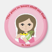 St. Lucy Magneet (Voorkant)