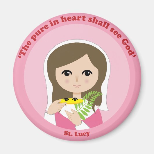 St. Lucy Magneet (Voorkant)