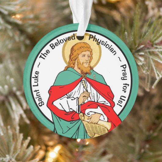 St. Luke, Beloved Physician (RLS 08; MedVers.) Ornament (Boom)