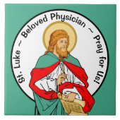 St. Luke, Beloved Physician (RLS 08; MedVers.) Tegeltje (Voorkant)